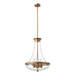 Alora Canada - Four Light Pendant - Marcel - Aged Gold- Union Lighting Luminaires Decor