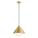 Alora Canada - One Light Pendant - Remy - Brushed Gold/Opal Glass- Union Lighting Luminaires Decor