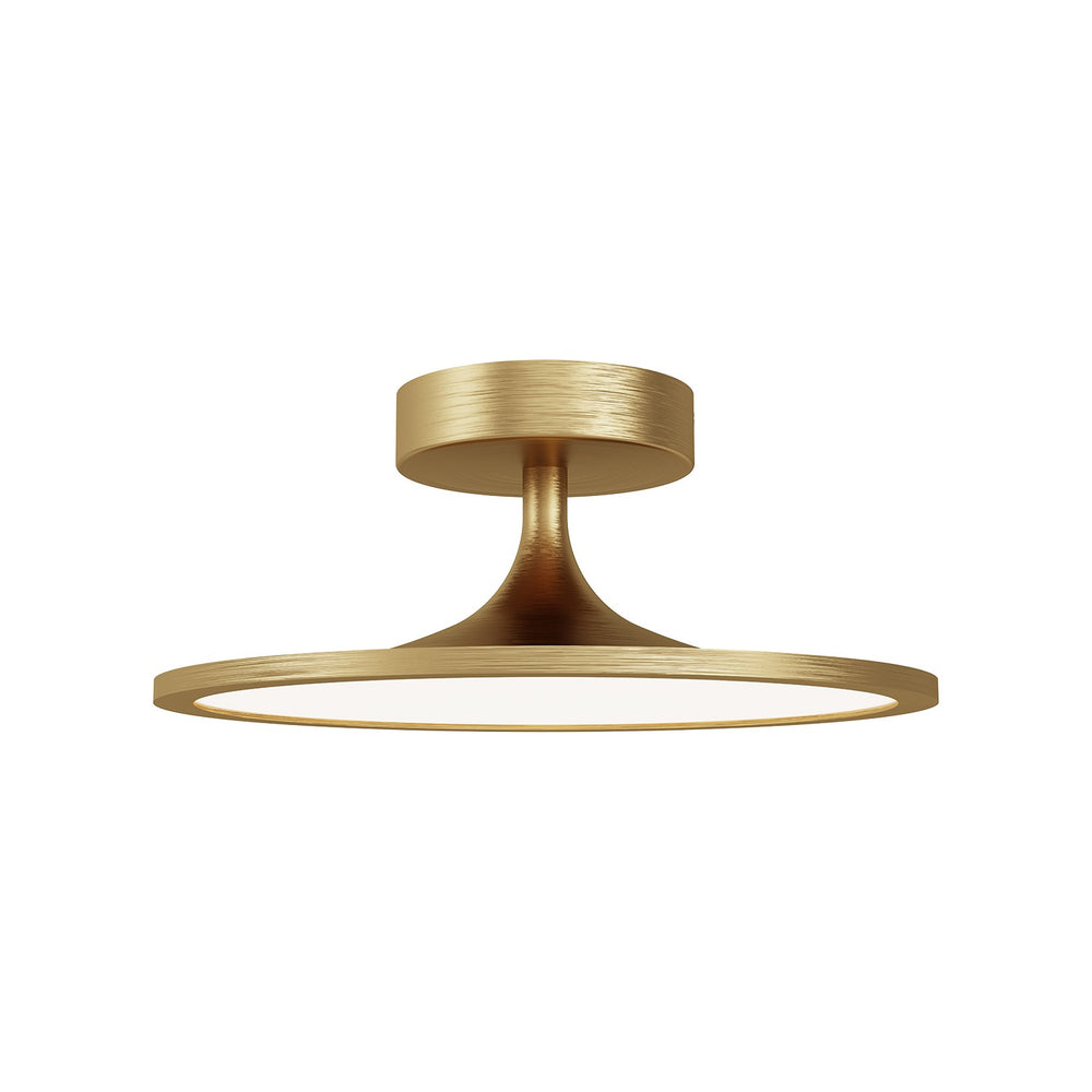 Alora Canada - LED Semi Flush Mount - Issa - Brushed Gold- Union Lighting Luminaires Decor