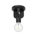Alora Canada - One Light Semi-Flush Mount - Claire - Matte Black- Union Lighting Luminaires Decor