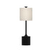 Alora Canada - One Light Table Lamp - Issa - Matte Black/Ivory Linen- Union Lighting Luminaires Decor
