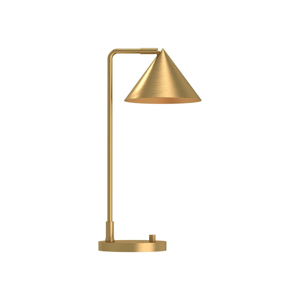 Alora Canada - One Light Table Lamp - Remy - Brushed Gold- Union Lighting Luminaires Decor