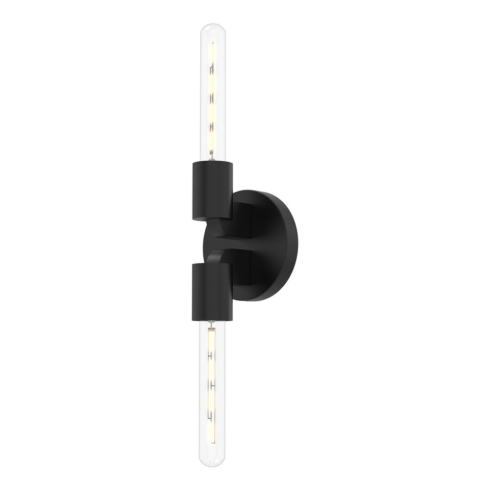 Alora Canada - Two Light Wall Sconce - Claire - Matte Black- Union Lighting Luminaires Decor