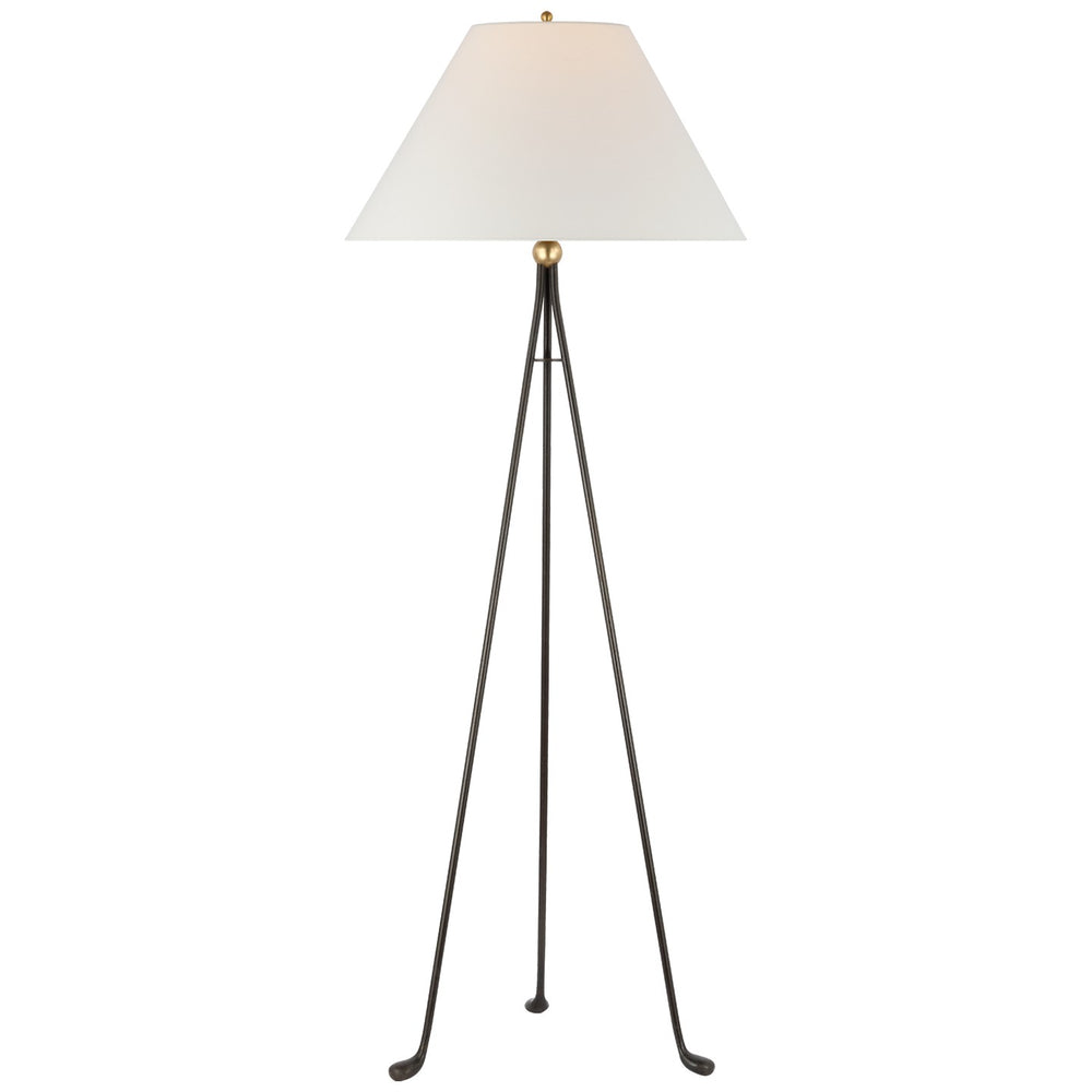 Visual Comfort Signature Canada - LED Floor Lamp - Valley - Aged Iron and Gild- Union Lighting Luminaires Decor