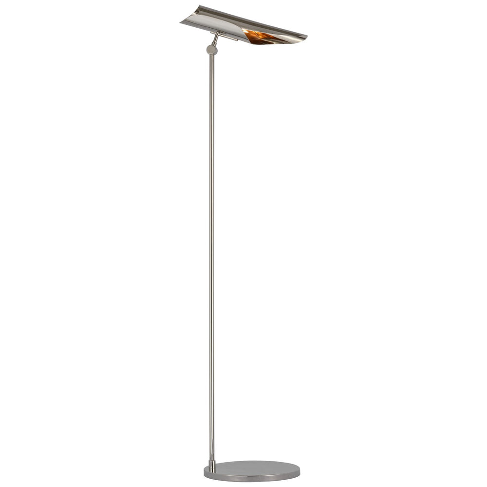 Visual Comfort Signature Canada - LED Floor Lamp - Flore - Polished Nickel- Union Lighting Luminaires Decor