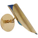 Visual Comfort Signature Canada - LED Wall Sconce - Flore - Soft Brass and Riviera Blue- Union Lighting Luminaires Decor