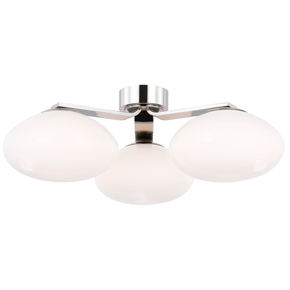 Visual Comfort Signature Canada - LED Flush Mount - Marisol - Polished Nickel- Union Lighting Luminaires Decor