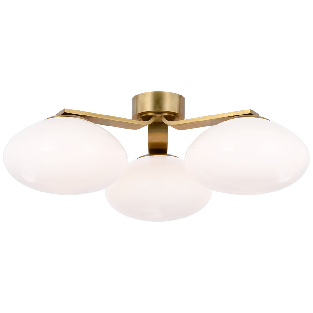 Visual Comfort Signature Canada - LED Flush Mount - Marisol - Soft Brass- Union Lighting Luminaires Decor