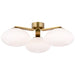 Visual Comfort Signature Canada - LED Flush Mount - Marisol - Soft Brass- Union Lighting Luminaires Decor