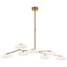 Visual Comfort Signature Canada - LED Linear Chandelier - Brindille - Soft Brass- Union Lighting Luminaires Decor