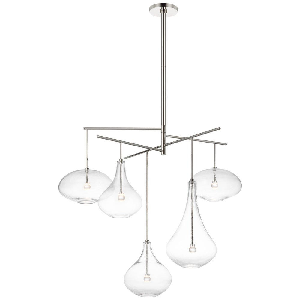 Visual Comfort Signature Canada - LED Chandelier - Lomme - Polished Nickel- Union Lighting Luminaires Decor