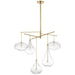 Visual Comfort Signature Canada - LED Chandelier - Lomme - Soft Brass- Union Lighting Luminaires Decor
