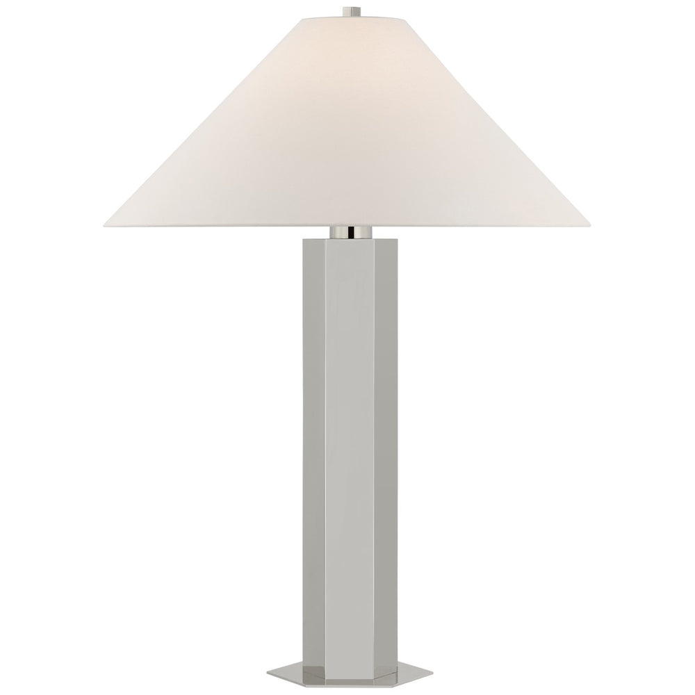 Visual Comfort Signature Canada - LED Table Lamp - Olivier - Polished Nickel- Union Lighting Luminaires Decor