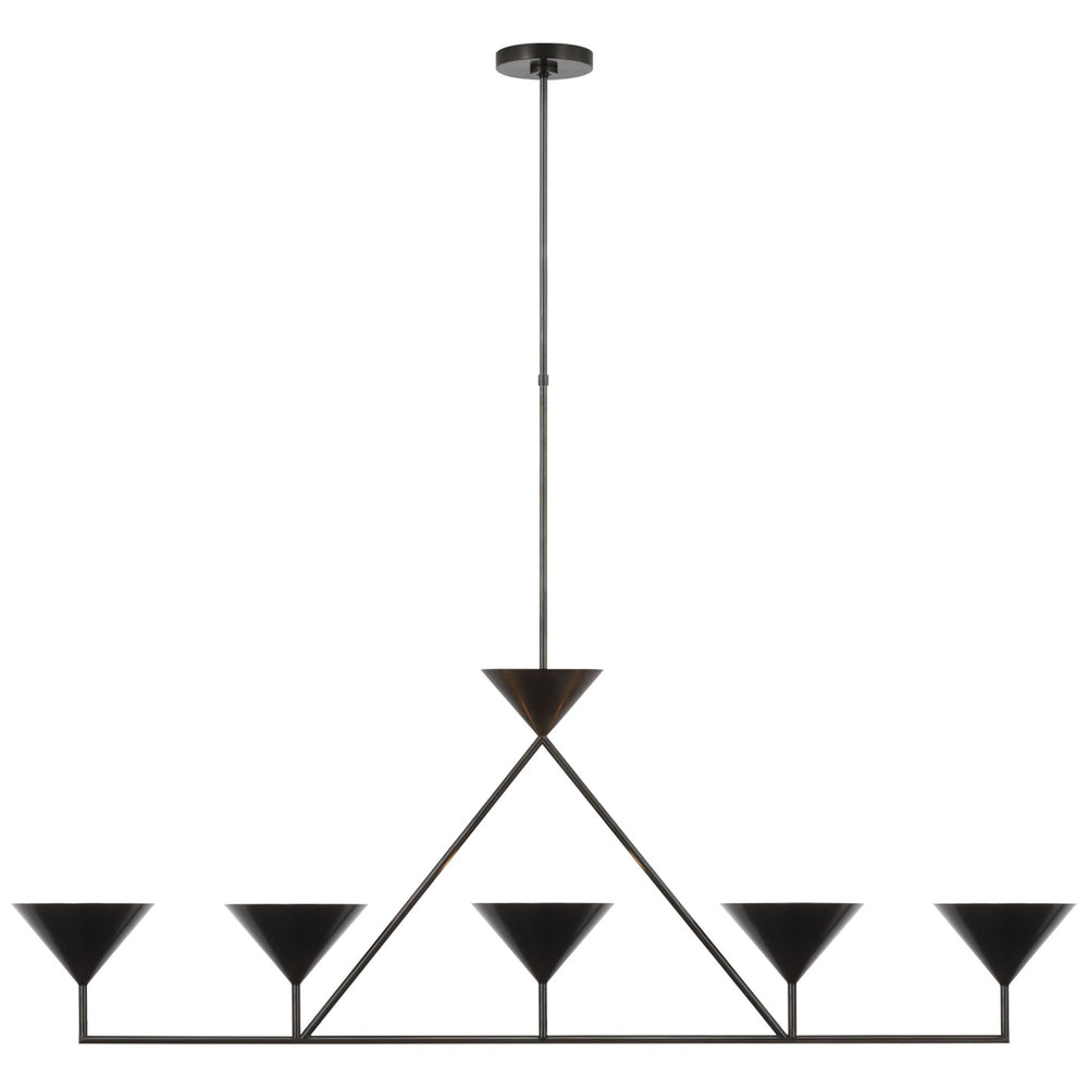 Visual Comfort Signature Canada - LED Linear Chandelier - Orsay - Bronze- Union Lighting Luminaires Decor