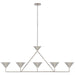 Visual Comfort Signature Canada - LED Linear Chandelier - Orsay - Polished Nickel- Union Lighting Luminaires Decor