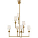 Visual Comfort Signature Canada - LED Chandelier - Comtesse - Hand-Rubbed Antique Brass- Union Lighting Luminaires Decor