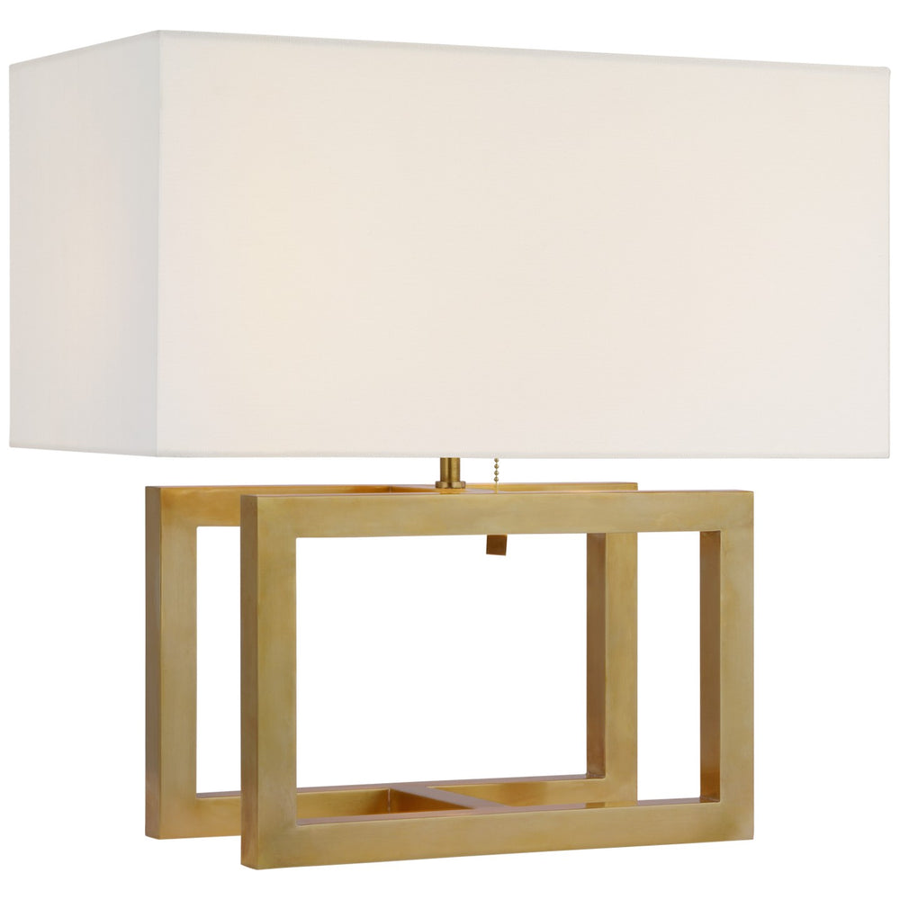 Visual Comfort Signature Canada - LED Table Lamp - Galerie - Hand-Rubbed Antique Brass- Union Lighting Luminaires Decor