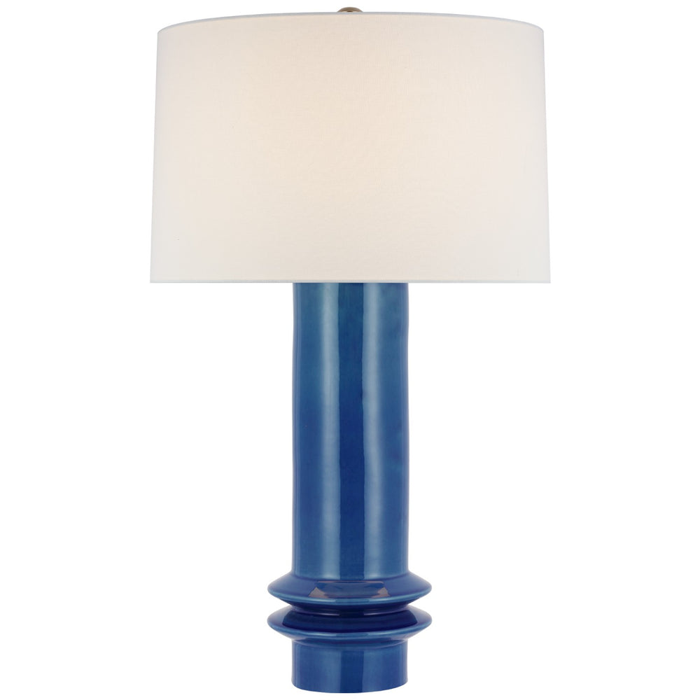 Visual Comfort Signature Canada - LED Table Lamp - Montaigne - Aqua Crackle- Union Lighting Luminaires Decor