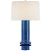 Visual Comfort Signature Canada - LED Table Lamp - Montaigne - Aqua Crackle- Union Lighting Luminaires Decor