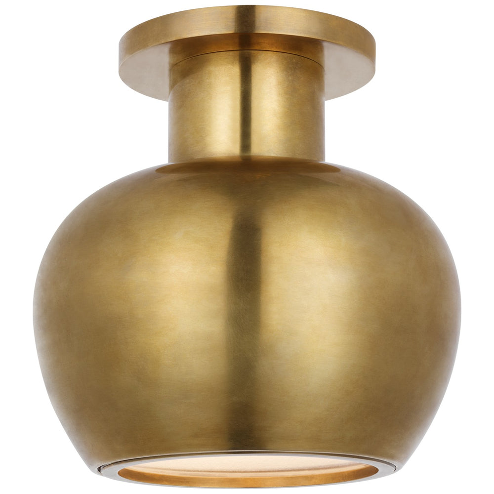 Visual Comfort Signature Canada - LED Flush Mount - Comtesse - Hand-Rubbed Antique Brass- Union Lighting Luminaires Decor