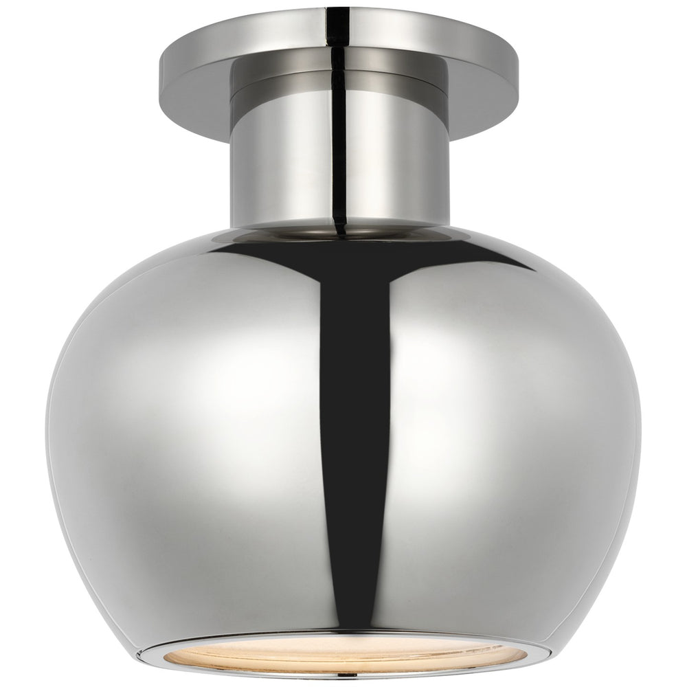 Visual Comfort Signature Canada - LED Flush Mount - Comtesse - Polished Nickel- Union Lighting Luminaires Decor