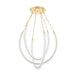 Corbett Lighting Canada - LED Chandelier - Celeste - Vintage Brass- Union Lighting Luminaires Decor