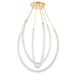 Corbett Lighting Canada - LED Chandelier - Celeste - Vintage Brass- Union Lighting Luminaires Decor