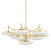 Hudson Valley Canada - LED Chandelier - Bregman - Aged Brass- Union Lighting Luminaires Decor