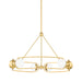 Hudson Valley Canada - LED Chandelier - Hartford - Aged Brass- Union Lighting Luminaires Decor