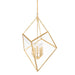 Hudson Valley Canada - Five Light Lantern - Brookfield - Vintage Gold Leaf- Union Lighting Luminaires Decor