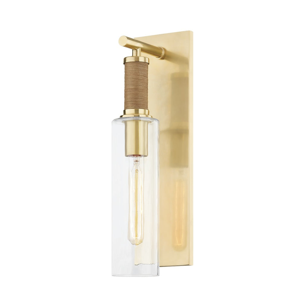 Hudson Valley Canada - One Light Wall Sconce - Eastchester - Aged Brass- Union Lighting Luminaires Decor