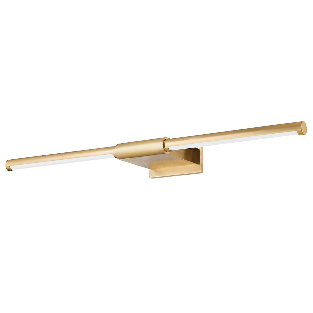 Hudson Valley Canada - LED Picture Light - Jerome - Aged Brass- Union Lighting Luminaires Decor