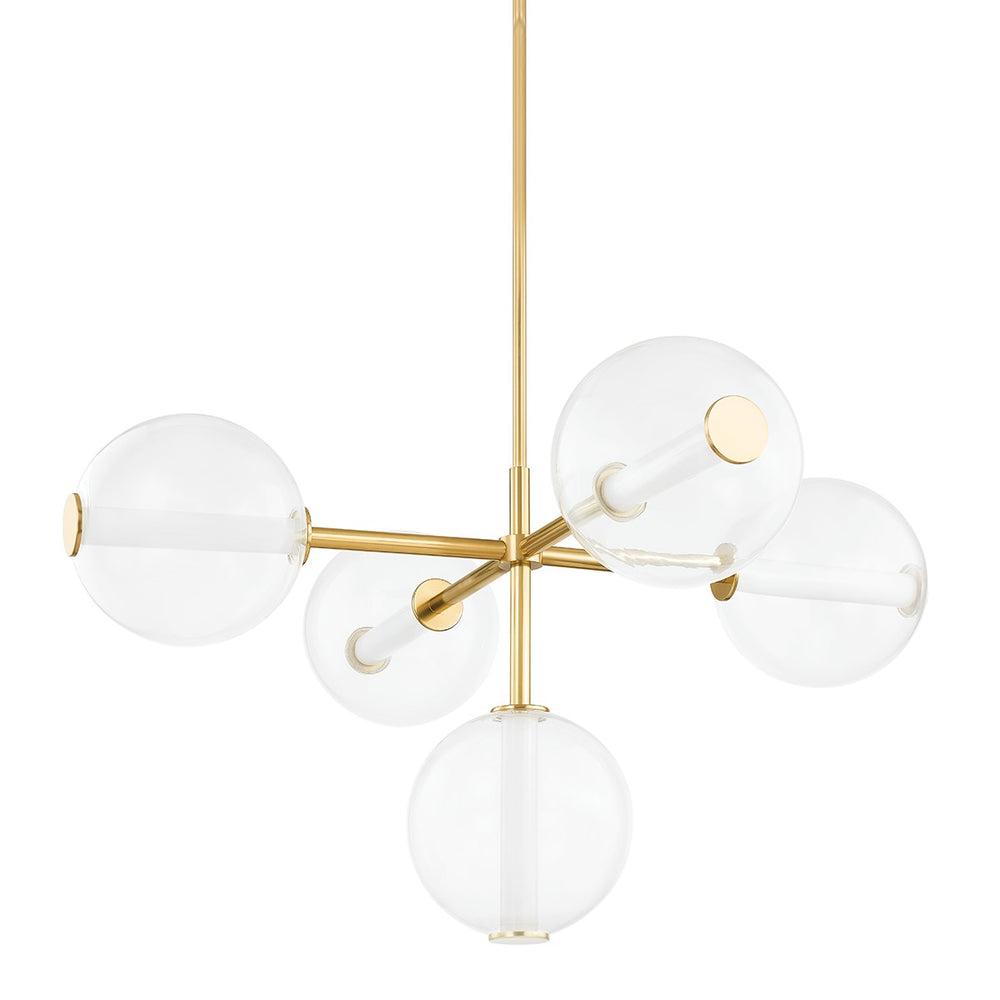 Hudson Valley Canada - LED Chandelier - Richford - Aged Brass- Union Lighting Luminaires Decor