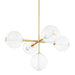 Hudson Valley Canada - LED Chandelier - Richford - Aged Brass- Union Lighting Luminaires Decor