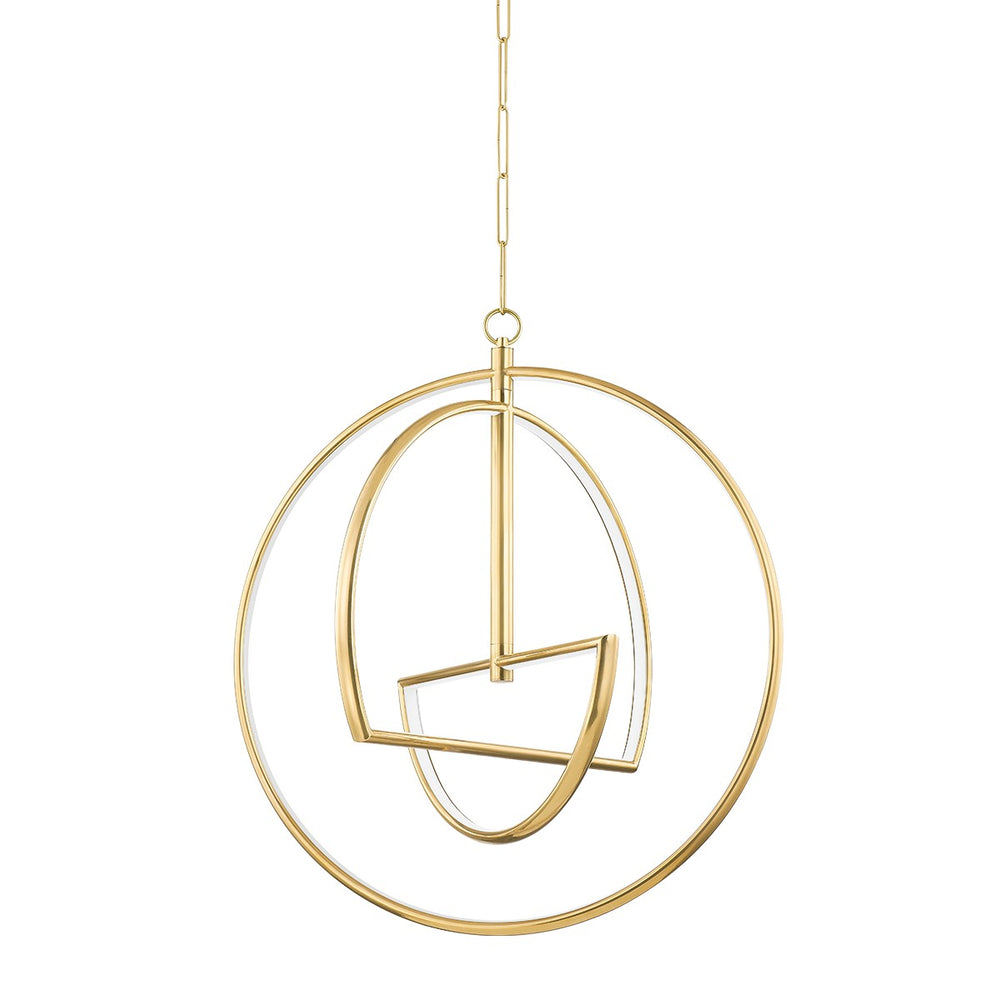 Hudson Valley Canada - LED Chandelier - Welland - Aged Brass- Union Lighting Luminaires Decor