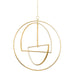 Hudson Valley Canada - LED Chandelier - Welland - Aged Brass- Union Lighting Luminaires Decor