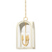 Hudson Valley Canada - Three Light Lantern - Lincroft - Vintage Gold Leaf/Soft Sand- Union Lighting Luminaires Decor