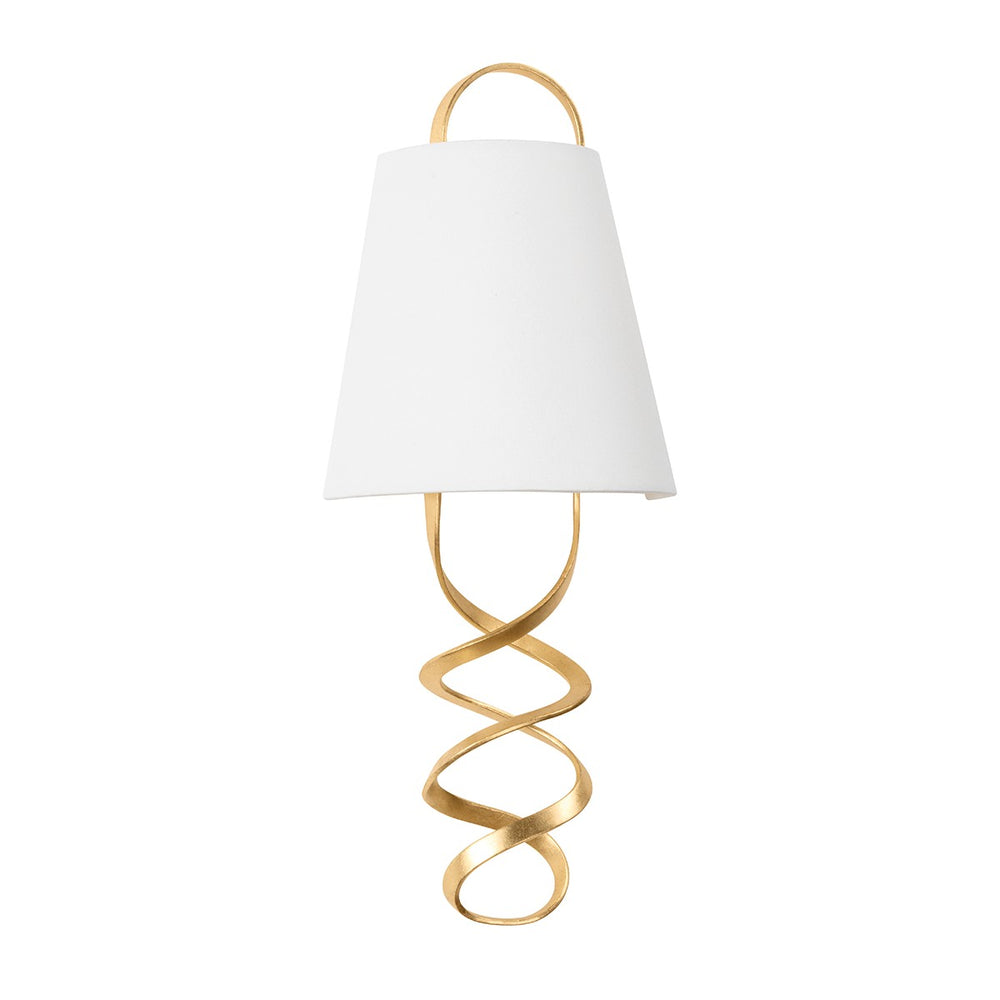 Hudson Valley Canada - Two Light Wall Sconce - Dota - Vintage Gold Leaf- Union Lighting Luminaires Decor