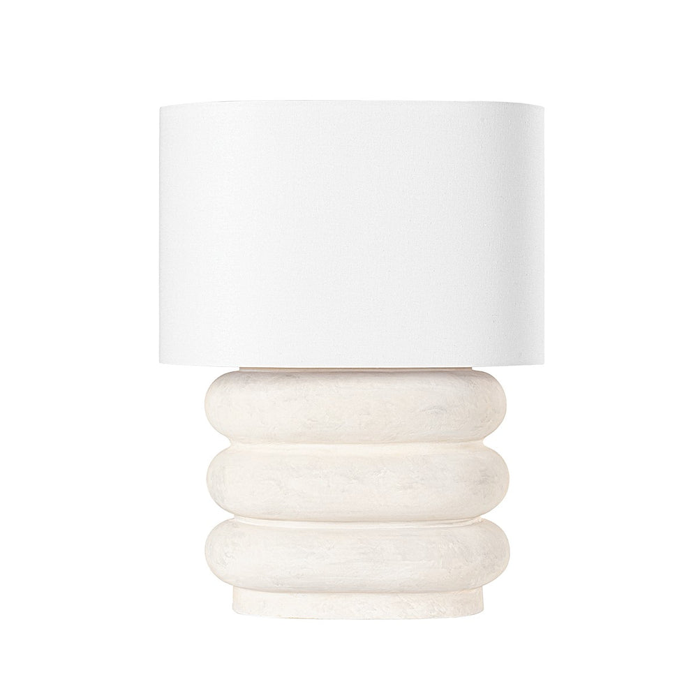 Hudson Valley Canada - One Light Table Lamp - Ewing - Aged Brass/Weathered Ivory Ceramic- Union Lighting Luminaires Decor