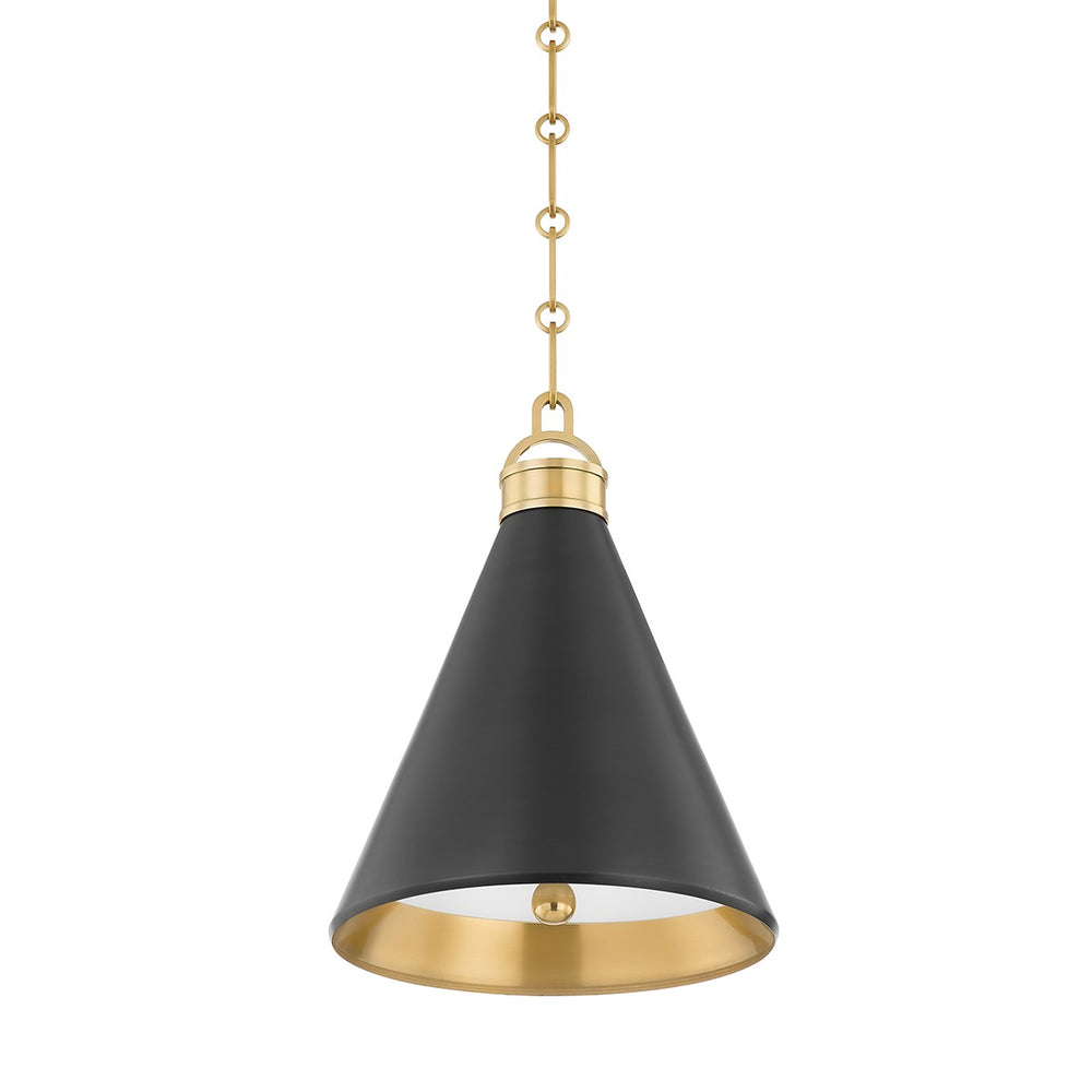 Hudson Valley Canada - One Light Pendant - Osterley - Aged/Antique Distressed Bronze- Union Lighting Luminaires Decor