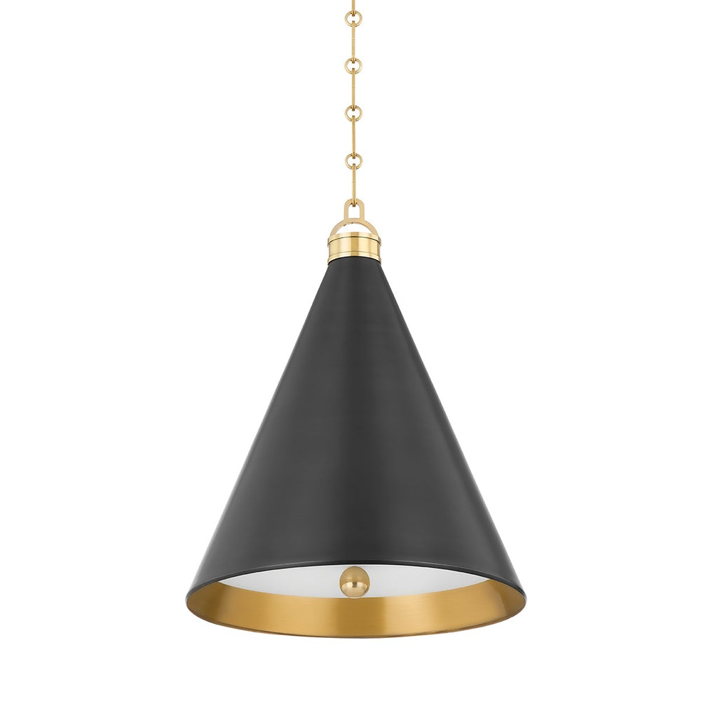 Hudson Valley Canada - One Light Pendant - Osterley - Aged/Antique Distressed Bronze- Union Lighting Luminaires Decor