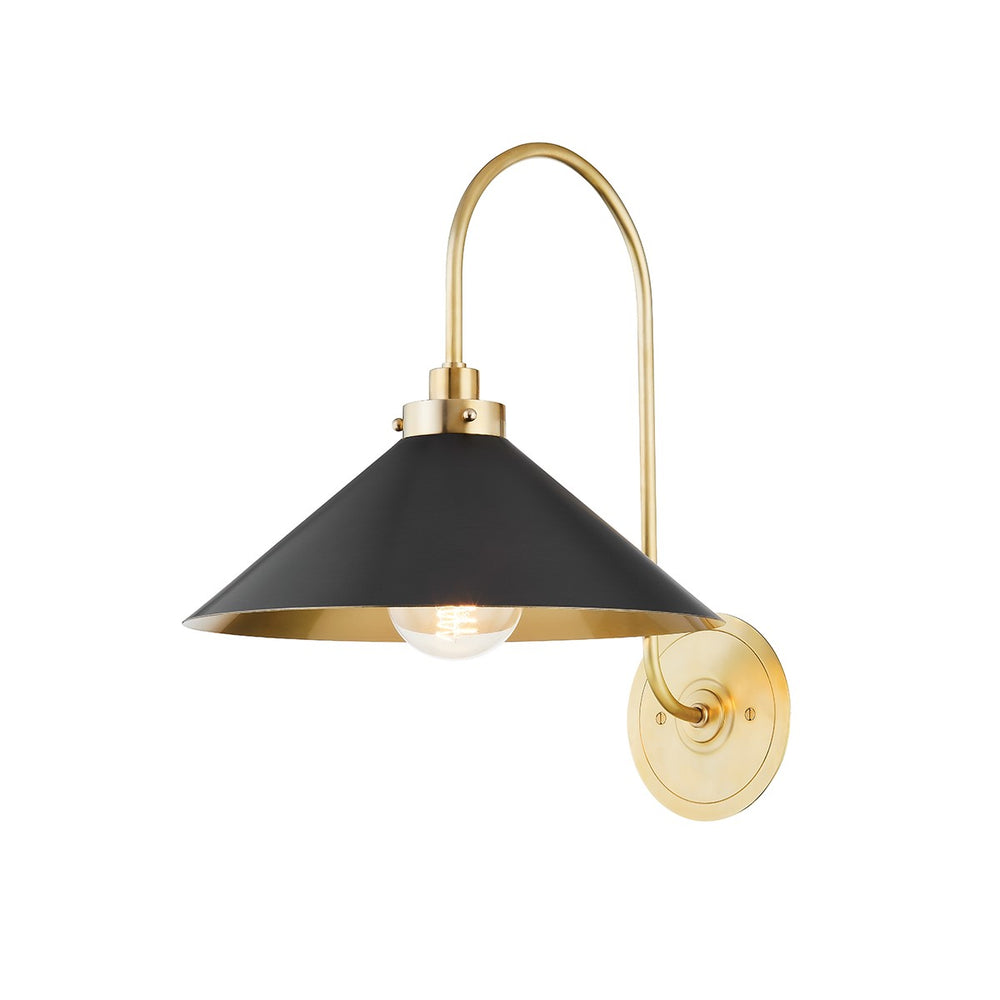 Hudson Valley Canada - One Light Wall Sconce - Clivedon - Aged Brass/Distressed Bronze- Union Lighting Luminaires Decor