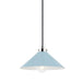 Hudson Valley Canada - One Light Pendant - Clivedon - Polished Nickel/Blue Bird- Union Lighting Luminaires Decor