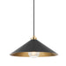 Hudson Valley Canada - One Light Pendant - Clivedon - Aged Brass/Distressed Bronze- Union Lighting Luminaires Decor