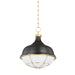 Hudson Valley Canada - One Light Pendant - Holkham - Aged Brass/Distressed Bronze- Union Lighting Luminaires Decor
