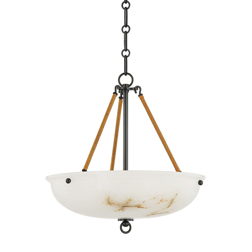 Hudson Valley Canada - Three Light Pendant - Somerset - Distressed Bronze- Union Lighting Luminaires Decor