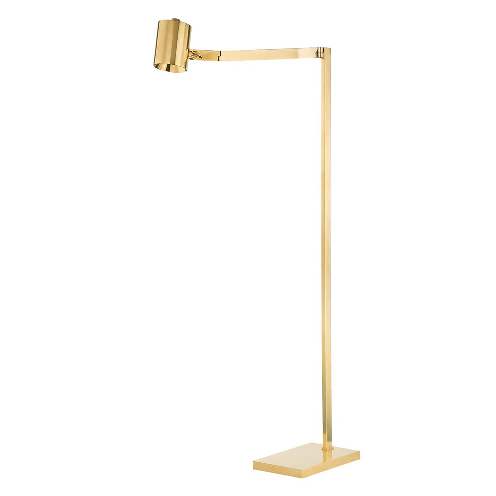 Hudson Valley Canada - One Light Floor Lamp - Highgrove - Aged Brass- Union Lighting Luminaires Decor