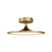 Alora Canada - LED Semi Flush Mount - Issa - Brushed Gold- Union Lighting Luminaires Decor