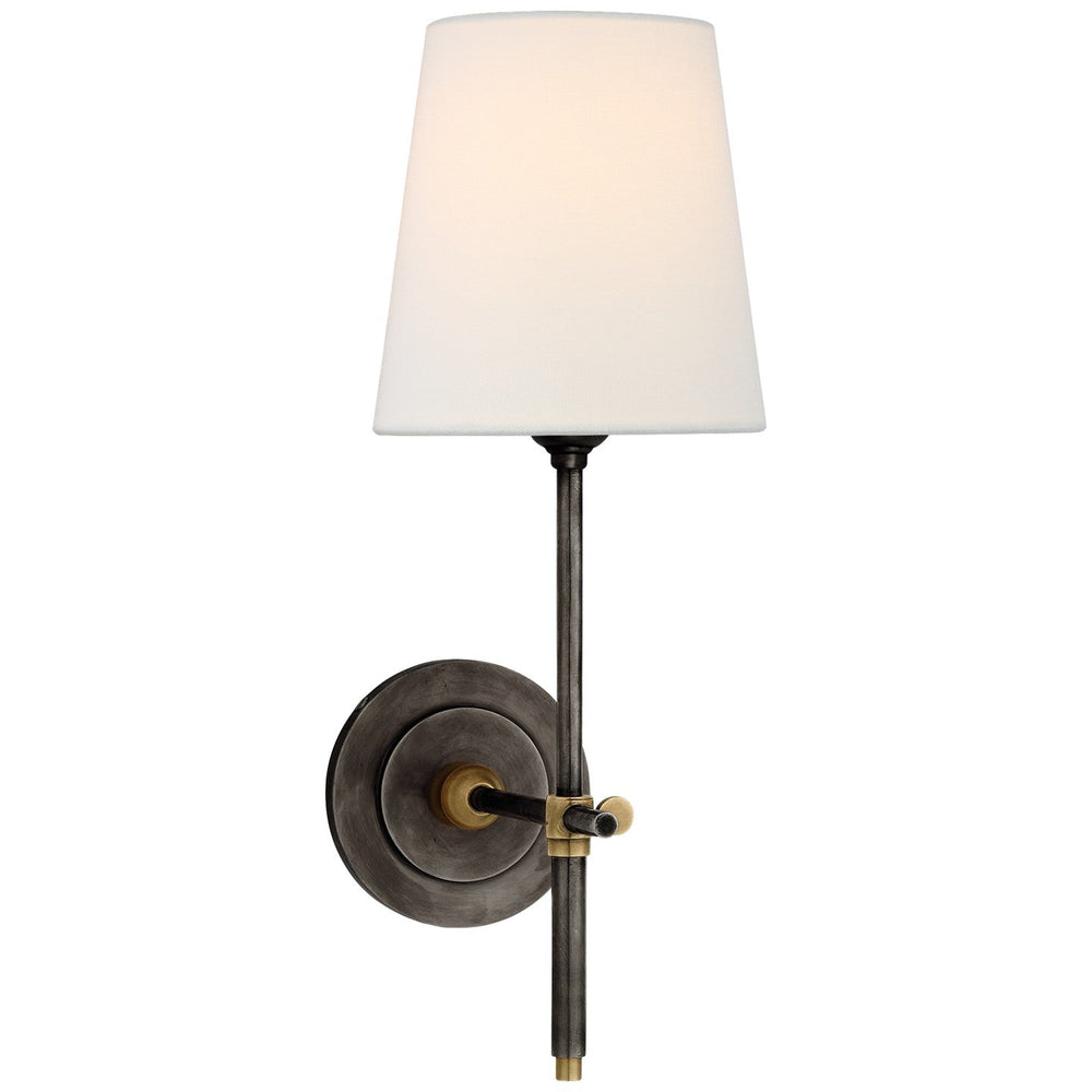Visual Comfort Signature Canada - One Light Wall Sconce - Bryant - Bronze and Hand-Rubbed Antique Brass- Union Lighting Luminaires Decor