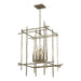 Hubbardton Forge - Eight Light Chandelier - Tura - Soft Gold- Union Lighting Luminaires Decor